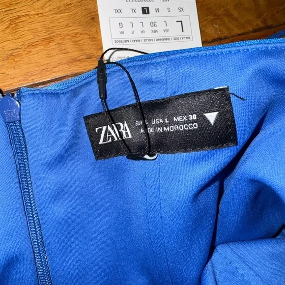 ZARA SHORT PRINTED TULLE DRESS - Picture 4 of 5